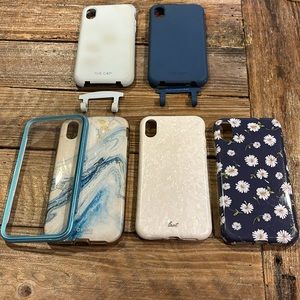 The Caep 2 cases & 4 other cases for iPhone XR